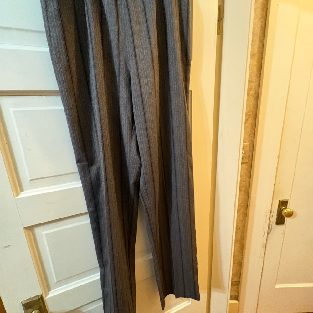 Gray Pinstripe womeDress Pants